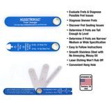 MN840 MusicNomad Precision Fret Gauge - měřídlo na pražce - 1ks