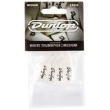 DUNLOP Thumbpicks White M - palcový prstýnek - 1ks