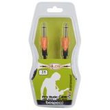 Bespeco SLJJ300 - nástrojový kabel rovný / rovný jack 3m - 1ks
