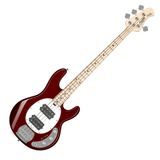 Sterling by MusicMan Bass SUB StingRay - RAY4HH - Candy Apple Red - elektrická baskytara - 1ks