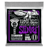 3120 Ernie Ball Coated Electric Titanium RPS Power Slinky .011 - .048 struny na elektrickou kytaru