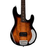 Sterling by MusicMan Bass - StingRay - RAY34 - Spalted Maple - 3-Tone Sunburst - basová kytara - 1ks