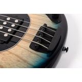 MusicMan USA Stingray 4 H - Mean Blue Burst - elektrická baskytara - 1ks