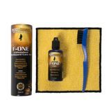 MusicNomad MN125 F-ONE Unfinished Fretboard Care Kit - Oil, Brush, Cloth - set nástrojů na čištění hmatníku a pražců