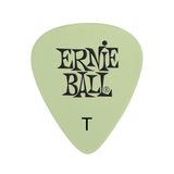 9224 Ernie Ball Super Glow Thin 0.46mm Cellulose Pick  -  svítící, tenké, celuloidové trsátko - 12ks
