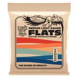 2580 Ernie Ball Ernie Ball Light Flatwound Electric Guitar Strings - 11-50 Gauge - " hlazené " struny na elektrickou kytaru - 1ks