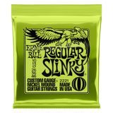 2221 Ernie Ball  Regular Slinky Nickel Wound Electric Guitar Strings .010 - .046 - struny na elektrickou kytaru - 1ks