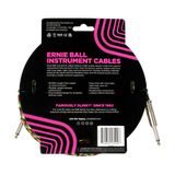 6482 Ernie Ball Braided Instrument Cable Straight/Straight 18ft - Good Vibrations - nástrojový kabel - 5.05 m - 1ks