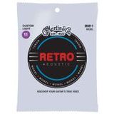 MARTIN Retro Custom Light .011 - .052 - struny na akustickou kytaru - 1ks