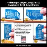 MN822 MusicNomad Precision Fret Rocker+ (String Action Gauge and Pickup Height Ruler)  - 1ks