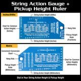 MN822 MusicNomad Precision Fret Rocker+ (String Action Gauge and Pickup Height Ruler)  - 1ks