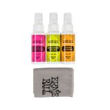 4225 Ernie Ball Instrument Care 3-pack w/Microfiber Polish Cloth - set čístících prostředků - 3ks