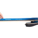 MusicNomad MN820 Tri-Beam 3 'n 1 Straightedge 17.6"(44.7cm), 12"(30.5cm), 6.5"(16.5cm) Ruler & Scale Length Ruler - 1ks