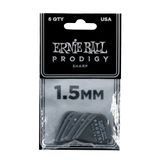 9335 Ernie Ball 1.5mm Black Sharp Prodigy Picks - trsátko - 6ks
