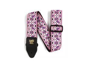 4658 Ernie Ball Kaleidoscope Pink Jacquard Strap - kytarový pás