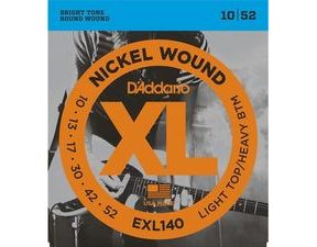 D´Addario EXL140 Nickel Wound Electric Light Top-Heavy Bottom .010-.052 struny na elektrickou kytaru