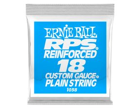 1038 Ernie Ball .018 RPS Reinforced Plain Electric Guitar Strings Single - 1ks