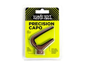 9632 Ernie Ball Precision Capo - bronzový - kapodastr na akustické a elektrické kytary - 1ks
