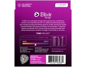 D´Addario XSAPB1152 Phosphor Bronze - " potažené " struny na akustickou kytaru - 1ks