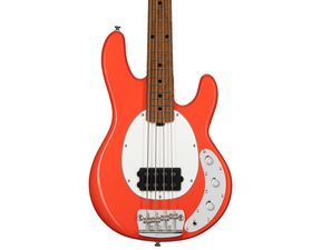 Sterling by MusicMan Bass StingRay Short Scale - RAYSS4 - Fiesta Red - basová kytara