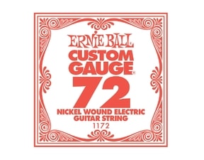 1172 Ernie Ball  .072 NICKEL WOUND - jednotlivá struna - 1ks