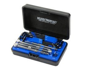 MusicNomad MN235 Premium Guitar Tech Truss Rod Wrench Set - 11 pcs - profesionální set 11 klíčů na seřízení nástroje