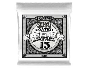 00313 Ernie Ball .013 Slinky Coated Titanium Reinforced Plain Electric Guitar Strings Single - jednotlivá struna - 1ks