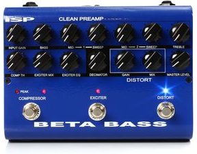 iSP Technologies USA - Beta Bass Pedal Preamp - baskytarový efekt - 1ks