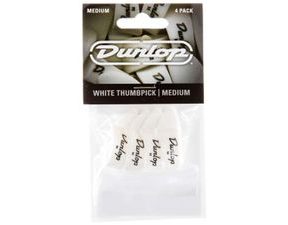 DUNLOP Thumbpicks White M - palcové prstýnky 4ks