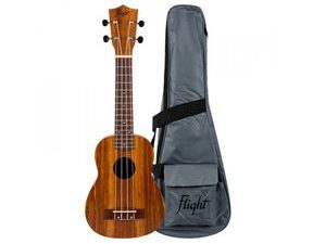 FLIGHT NUC200 Teak - koncertní ukulele s měkkým obalem - 1ks