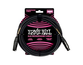 6388 Ernie Ball 20ft Microphone Classic Cable - mikrofonní kabel XLR / XLR - 6.10m - černá barva - 1ks