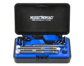 MusicNomad MN235 Premium Guitar Tech Truss Rod Wrench Set - 11 pcs - profesionální set 11 klíčů na seřízení nástroje