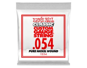 1254 Ernie Ball .054 Classic Pure Nickel Wound Electric Guitar Strings Single - jednotlivá struna -1ks