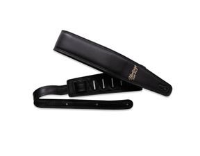 4134 Ernie Ball Tri Glide Italian Leather Strap Black - kožený pás na kytaru - 1ks