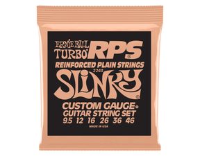 2243 Ernie Ball Turbo Slinky RPS Nickel Wound Electric Guitar Strings 9.5-46 Gauge - struny pro elektrickou kytaru - 1ks