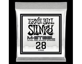 10528 Ernie Ball - M-Steel Wound Electric Guitar Strings Single - .028 - jednotlivá struna - 6ks