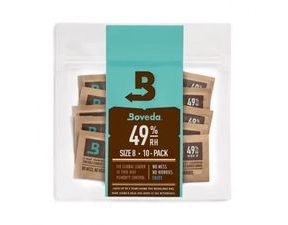Boveda zvlhčovač MB49-08-10P dvoucestná Humidity Control balení 10ks po 8g pro udržení 49% vlhkosti