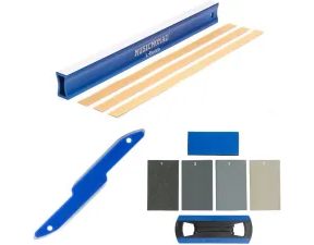 MN872 Guitar Fret Leveling Kit - 11 pc. – sada nástrojů k zabroušení, zarovnání, zaoblení a vyleštění kytarových pražců - 11ks