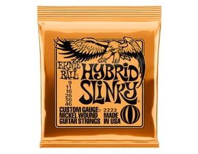 2222 Ernie Ball Hybrid Slinky Nickel Wound Electric Guitar Strings .009 - .046 - struny na elektrickou kytaru - 1ks