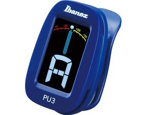 Ibanez PU3-BL - Chromatic / Automatic Clip Tuner - Blue - klipová chromatická ladička - 1ks
