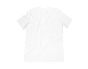 Lifestyle bílé triko s klasickým logem Ernie Ball MusicMan v podobě kytaristů.