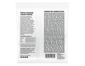 2403 Ernie Ball Ernesto Palla Nylon Classical Clear & Silver - Medium Tension - struny na klasickou kytaru - 1ks