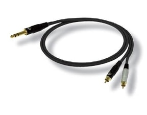 Bespeco EAYSRM150 - 1x Jack TRS 6.3 mm - 2x RCA Cinch