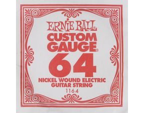 1164 Ernie Ball .064 Nickel Wound Electric Guitar Strings Single - jednotlivá struna - 1ks