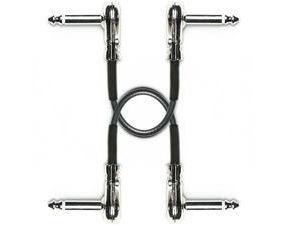 Xotic Effects All-Brass Patch Cable 6in 2 pack - profesionální propojovací kabely 15cm - 2ks