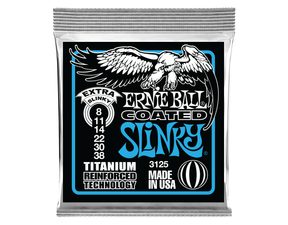 3125 Ernie Ball Coated Electric Titanium RPS Extra Slinky .008 - .038