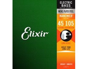 Elixir Bass Nanoweb Medium / 45 - 105 / - basové struny  - 1ks