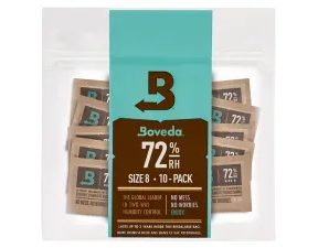 Boveda zvlhčovač MB72-08-10P dvoucestná Humidity Control na plátky - balení 10ks po 8g pro udržení 72% vlhkosti - 10ks