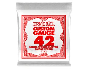 1142 Ernie Ball .042 NICKEL WOUND - jednotlivá struna na elektrickou kytaru - 1ks