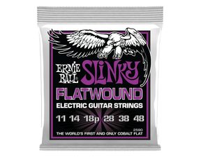 2590 Ernie Ball Power Slinky Flatwound 11-48 - " hlazené " struny na elektrickou kytaru - 1ks
